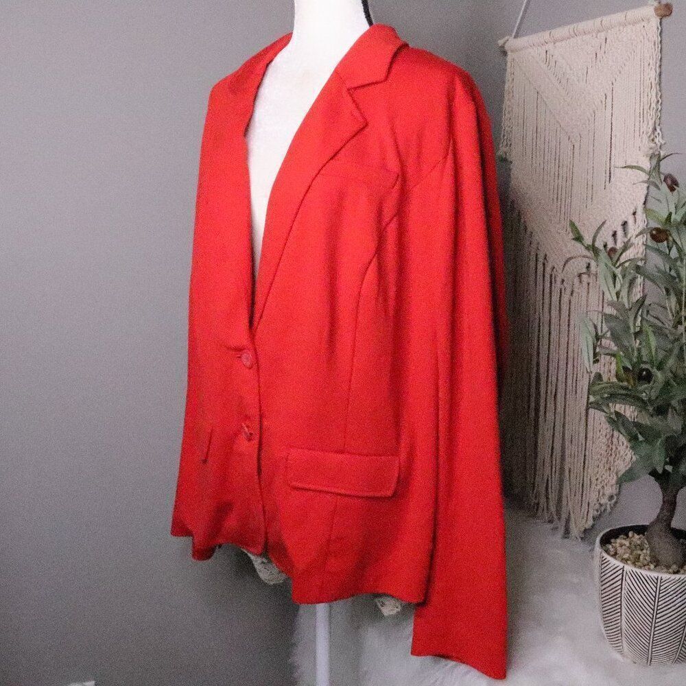 Lane Bryant Red Blazer Jacket